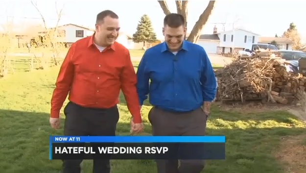 Easy weddings gay wedding letter 2 Chad left Keith right