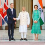 Prince William and Kate visit the Taj Mahal, where Princess Diana visited solo and had a smilar photo taken years before. Image The British Monarchy