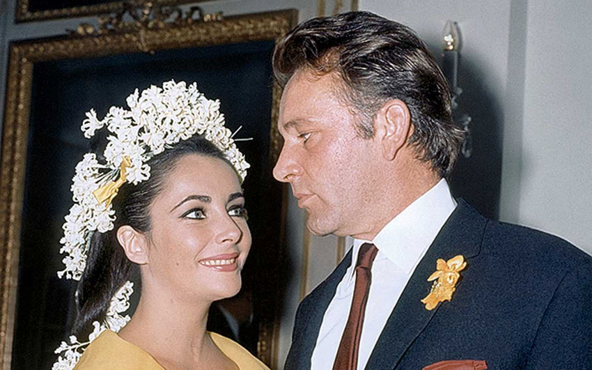 Richard Burton and Elizabeth Taylor wedding