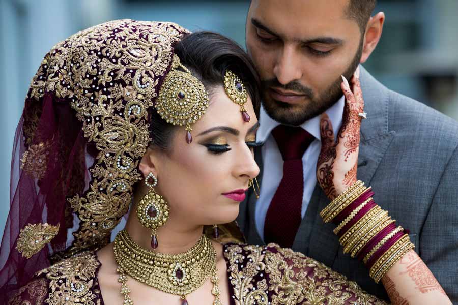 black and gold smokey eye bridal makeup uk