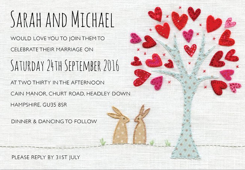 plus one wedding invitation-wording