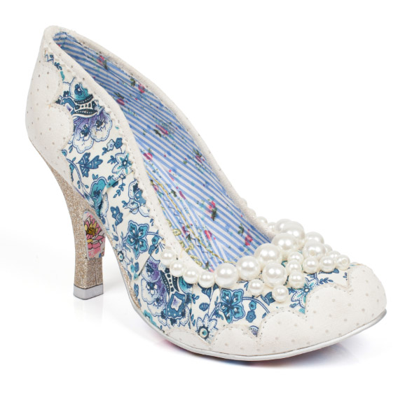 Irregular Choice Unique Bridal Shoes PEARLY GIRLY