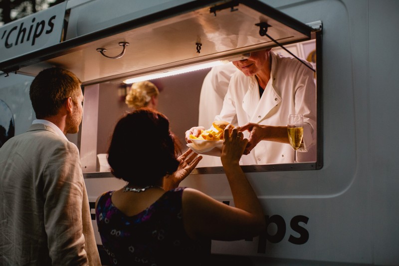 food truck at weddings uk