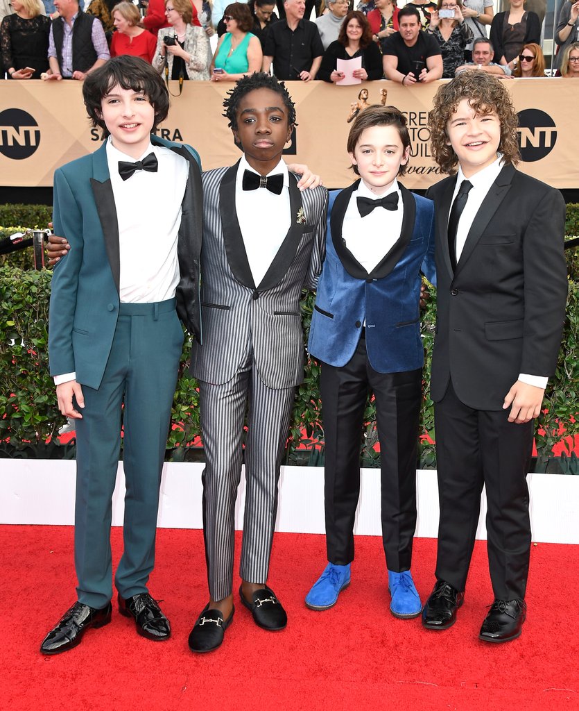 stranger things cast suits sag awards