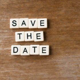 Save the Date Scrabble