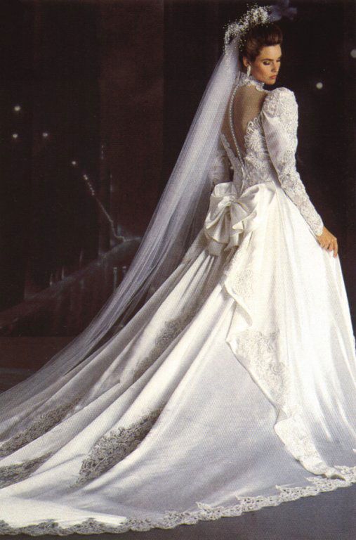 80s wedding dress for sale hotsell