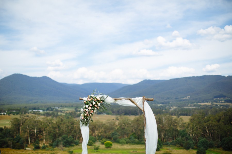 bohemian same sex wedding