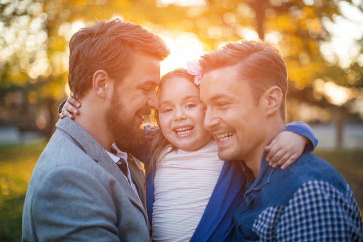 Gay Parents with daughter