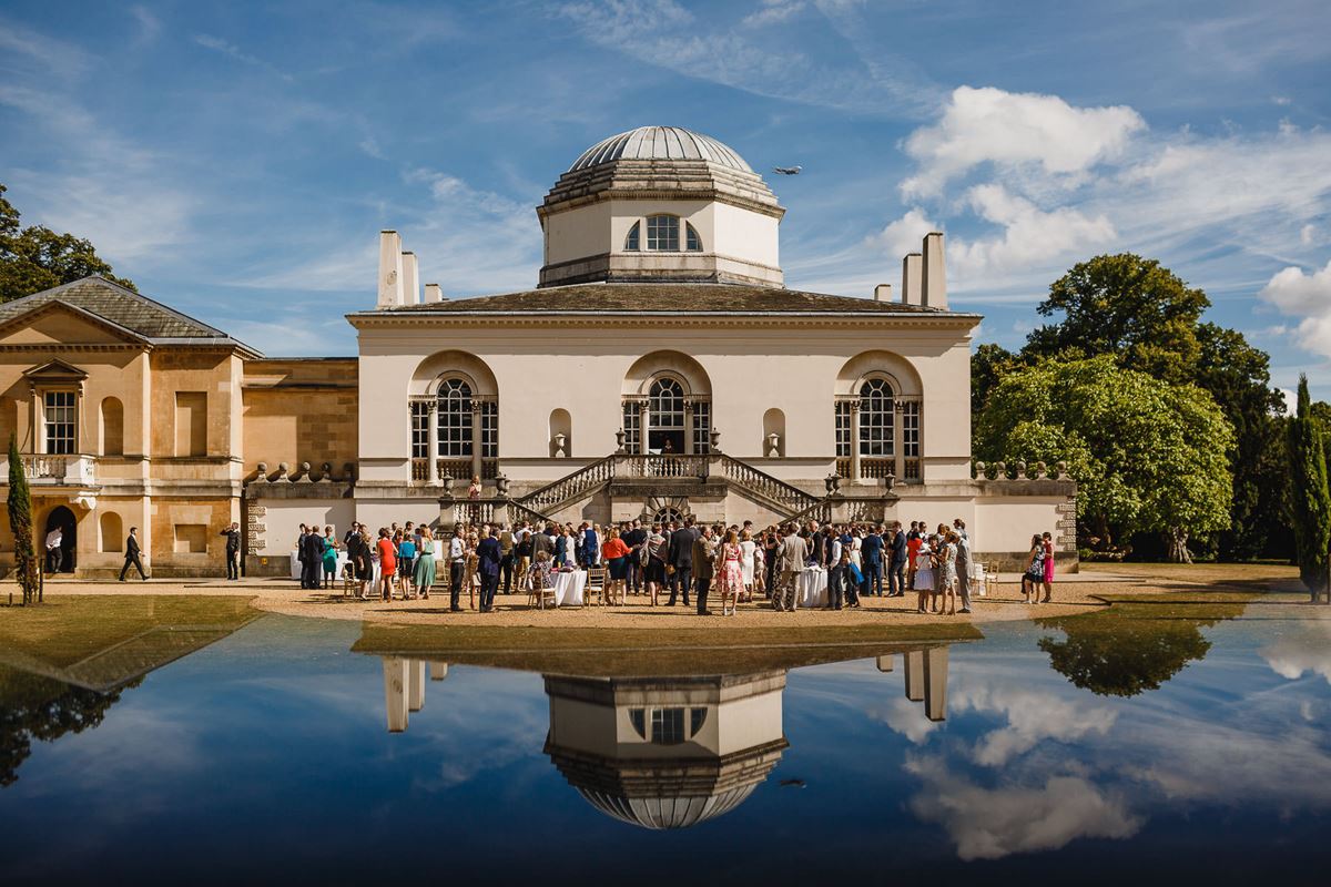 Chiswick House wedding reception