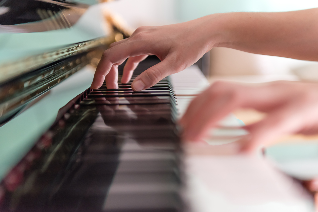 Playing Piano (Soft Focus)