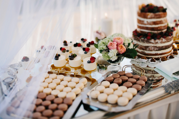 classic wedding dessert