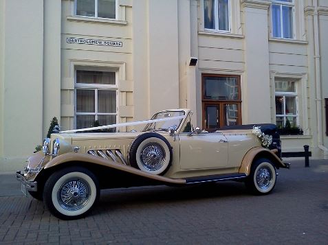 beauford classic wedding car hire sussex, wedding car providers hastings