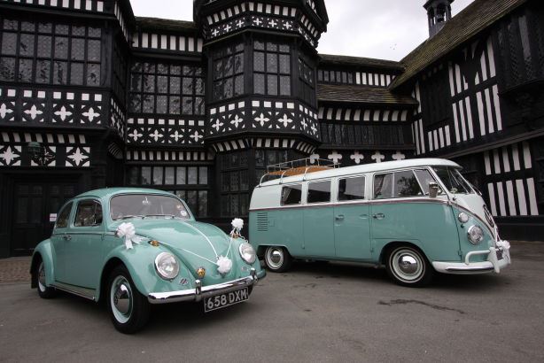 lovely wheels vw vintage wedding car hire, wedding car providers lancaster