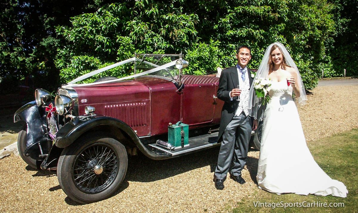 vintage sports car hire, wedding car providers basingstoke