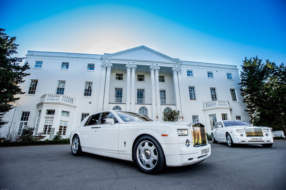 rr phantom cars, wedding car providers farnham