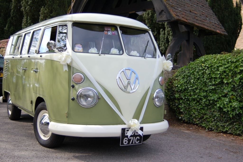 retrocampervan wedding cars farnham