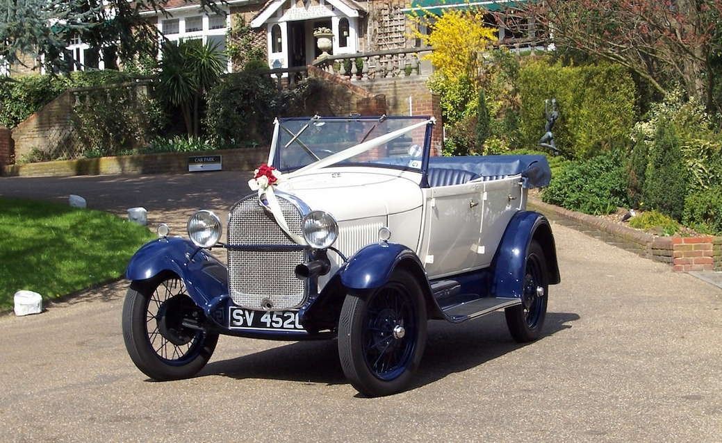 vintage bridal cars, wedding cars esher