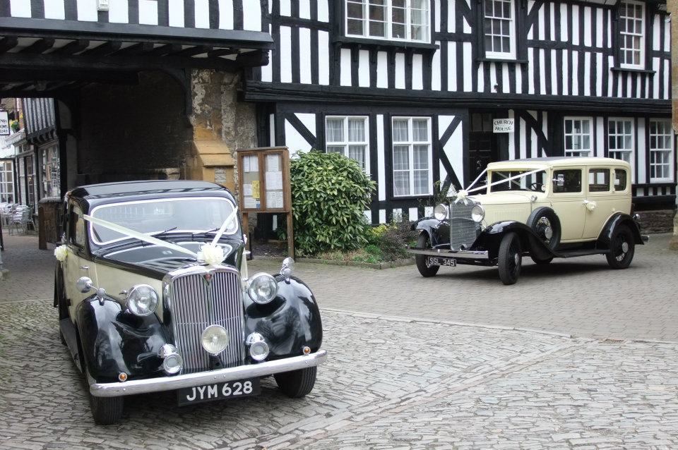vale vintage wedding cars, wedding cars worcestershire