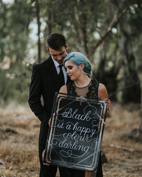 halloween wedding inspo