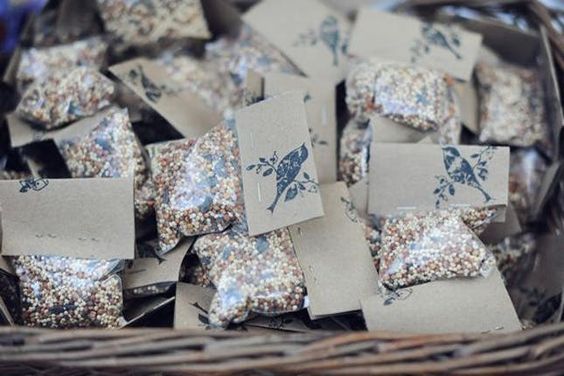 natural wedding confetti