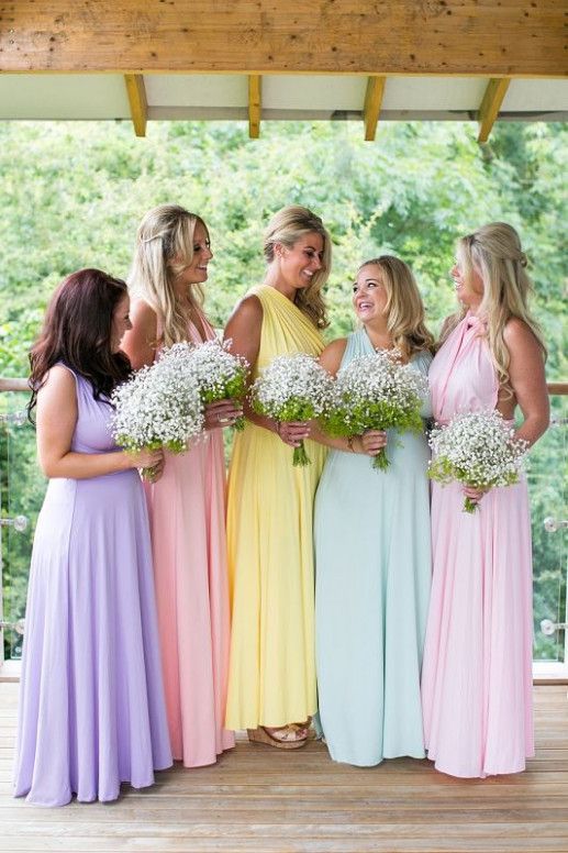 mismatching ideas for your bridesmaids