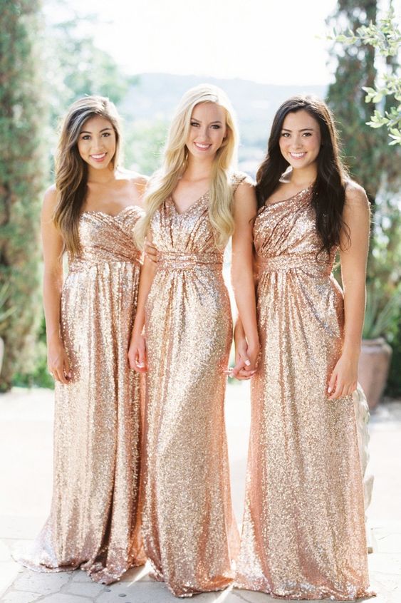 mismatching ideas for your bridesmaids
