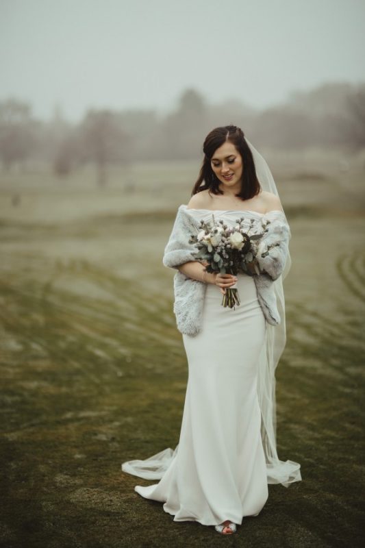 bridal cover ups for your winter wedding