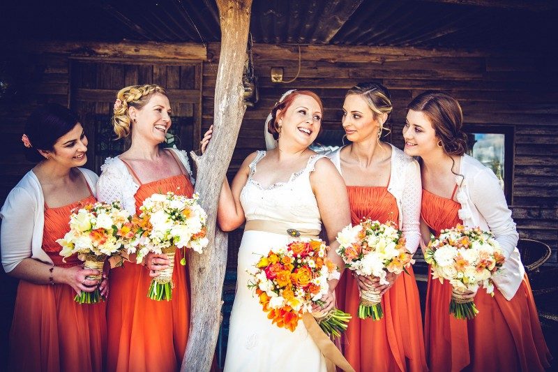 bridesmaids dresses colour scheme