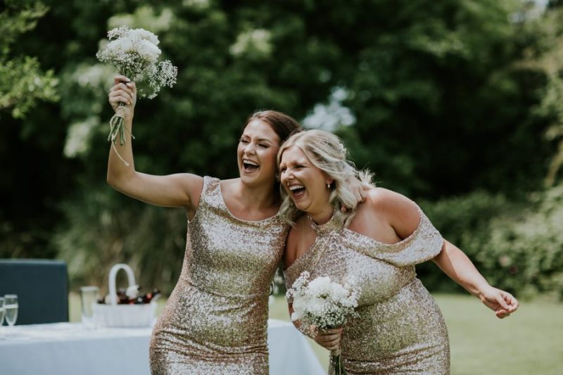 bridesmaids dresses colour scheme