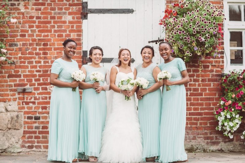 bridesmaids dresses colour scheme