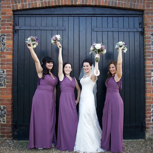 bridesmaids dresses colour scheme