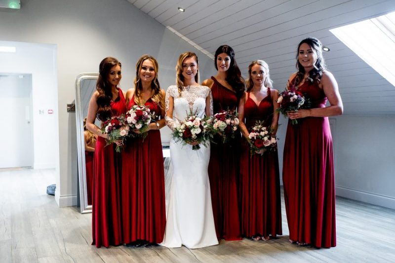 bridesmaids dresses colour scheme