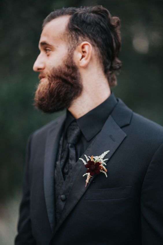 black wedding inspiration