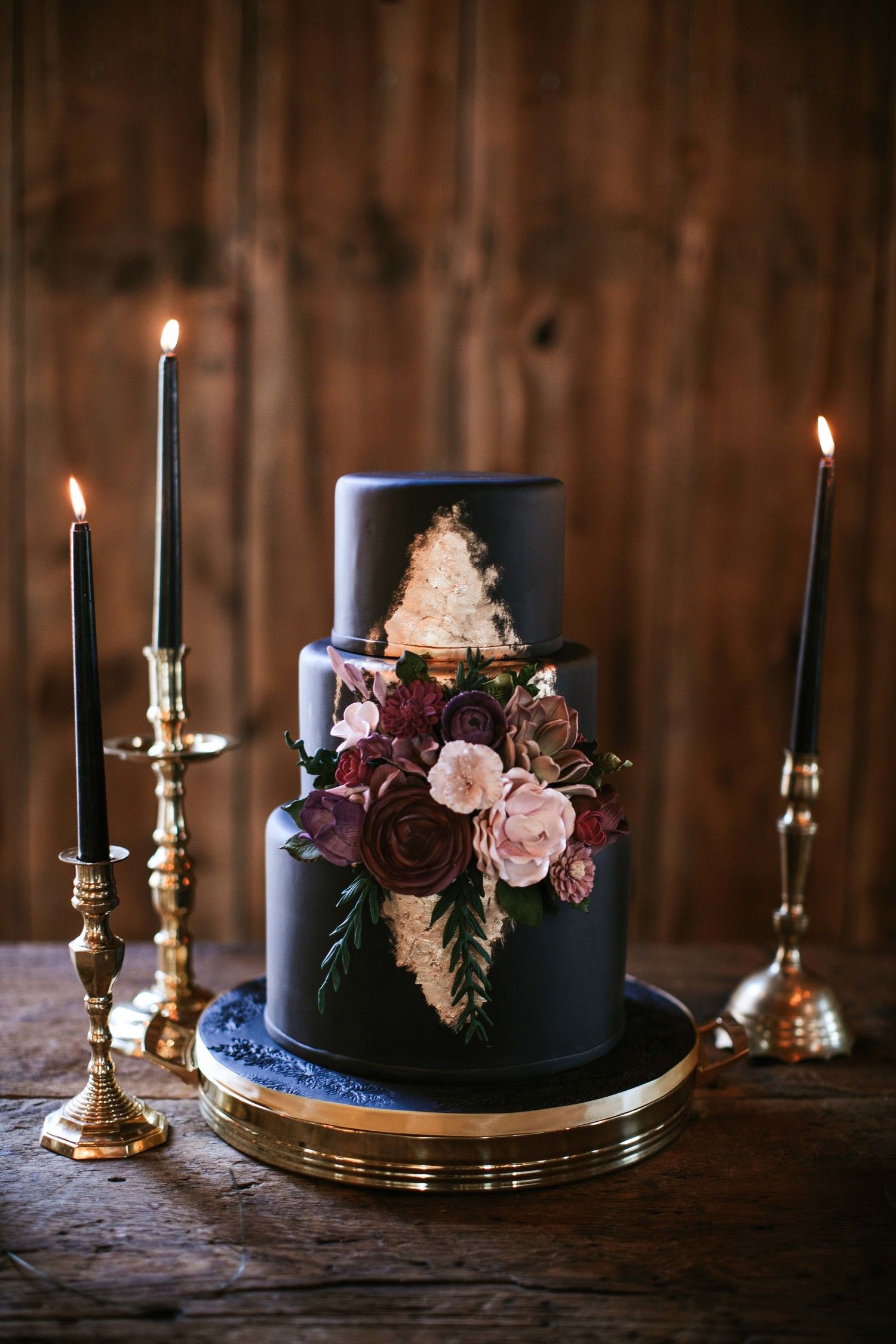 black wedding inspiration