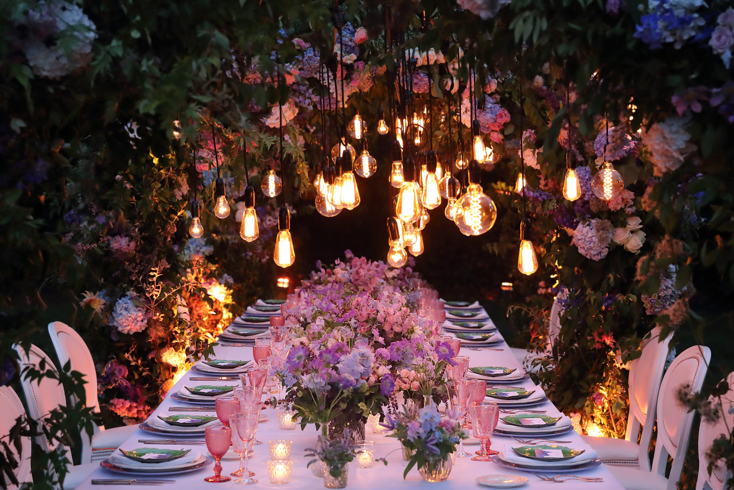 Garden wedding ceremony, Xander Casey Photography