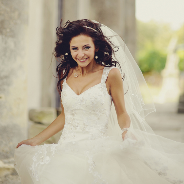 Fabulously fit and gorgeous bride