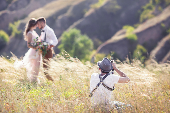 photographer in action