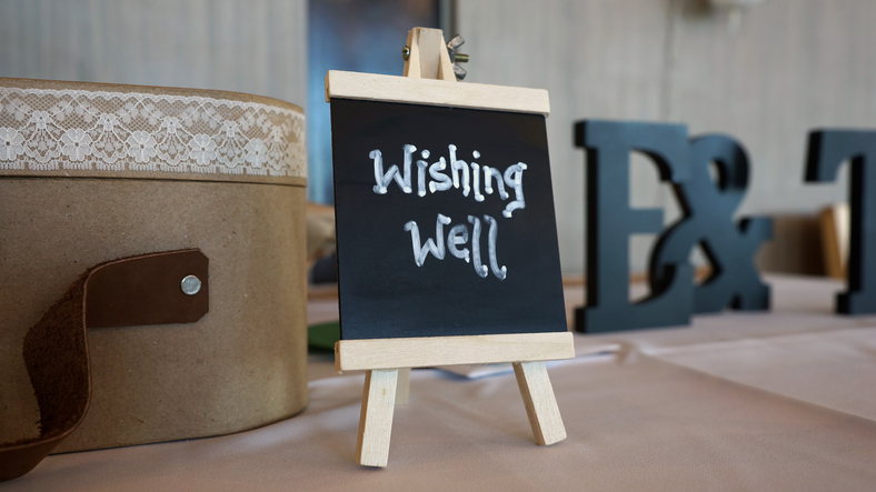 Wedding Wishing Well Board