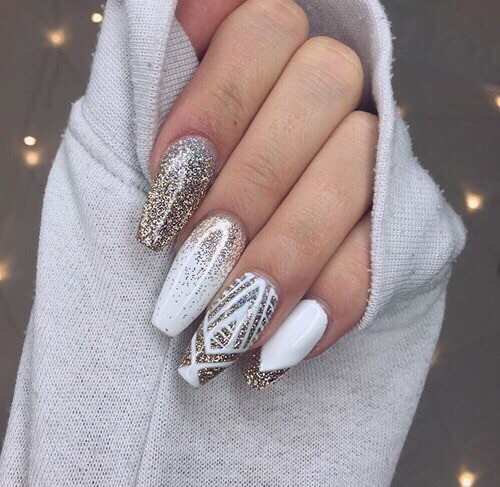 art deco nails