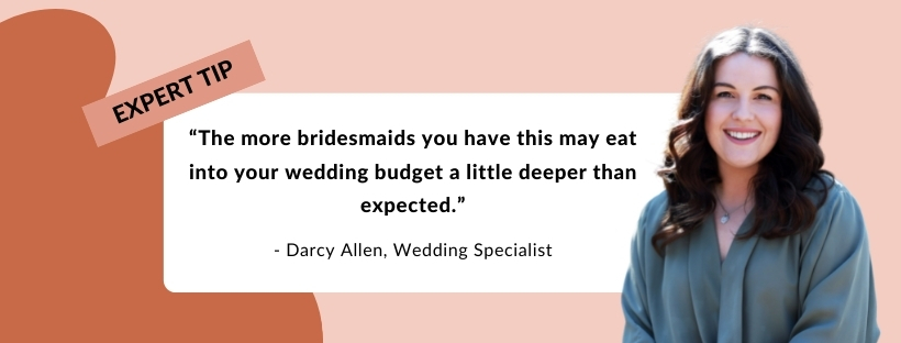 Wedding budget blown bridesmaids dresses
