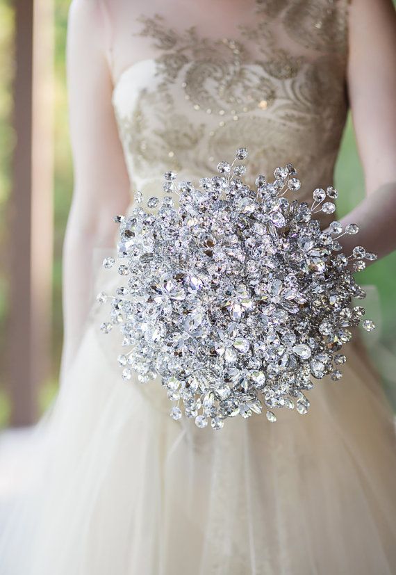 Mirrored beads bouquet