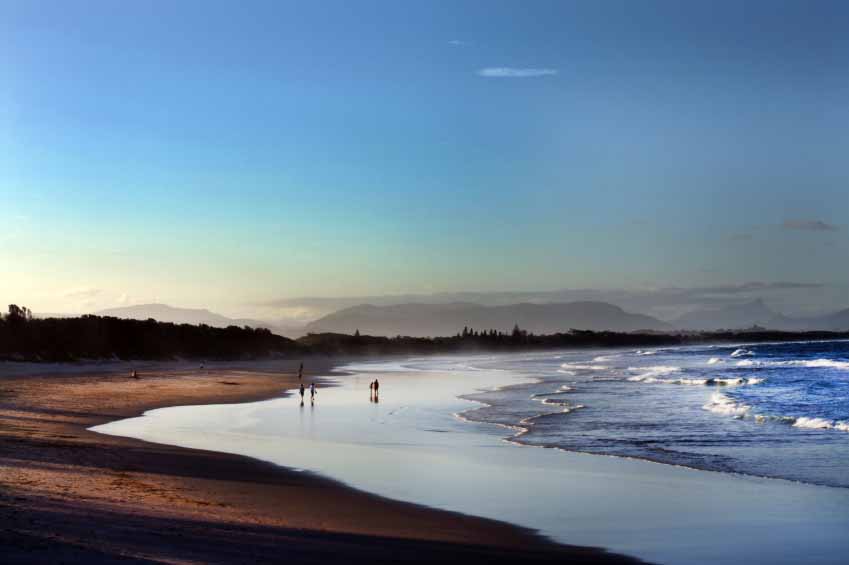 Honeymoon morning Byron Bay