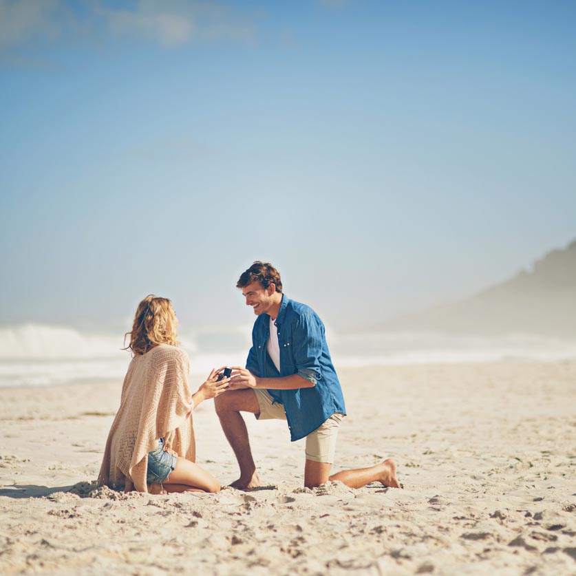 cliche wedding proposal