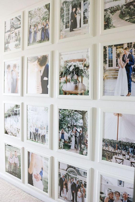 display wedding photos