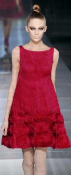 red valentino bridesmaid dress
