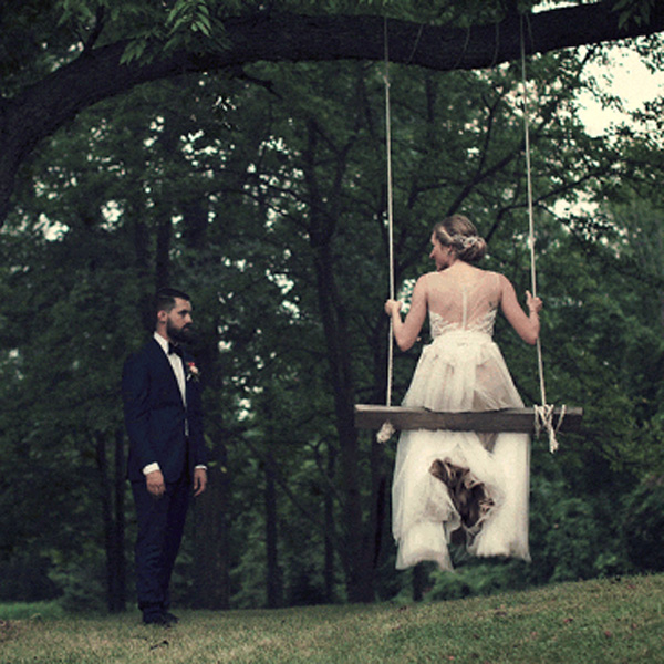 animated wedding photo