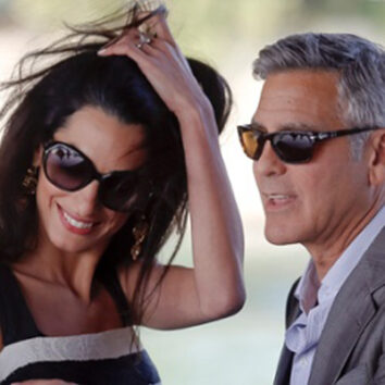 George Clooney and Amal Amuladdin arrive in Venice for their big wedding1