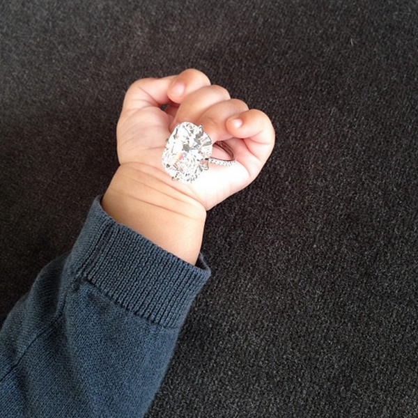 baby engagement ring photo
