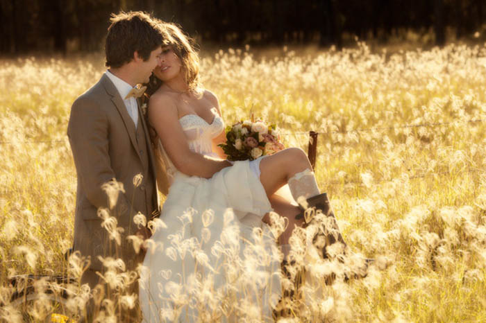 Bride with outlet boots