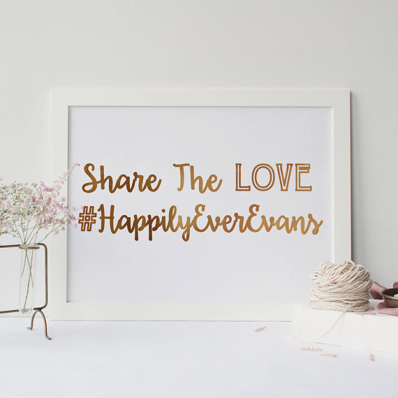 How to create your own wedding hashtag easy weddings